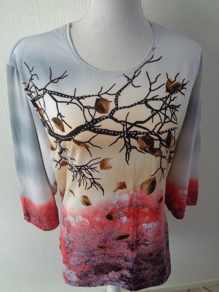 N+H collection xxxl valt als XL oksel tot oksel 60 cm, Kleding | Dames, Blouses en Tunieken, Zo goed als nieuw, Maat 46/48 (XL) of groter