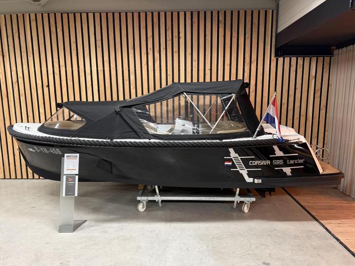 UNIEK! CORSIVA 595 'KAMPEERSLOEP' 50PK SUZUKI 40 Vaaruren!, Watersport en Boten, Sloepen, Zo goed als nieuw, 50 tot 70 pk, 3 tot 6 meter