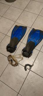 Setje Duiken maat 42 tot 45, Watersport en Boten, Duiken, Ophalen of Verzenden, Zwem- of Duikvliezen