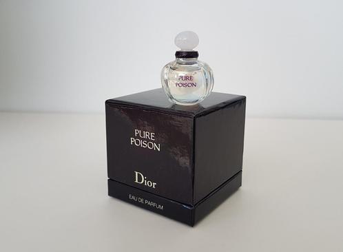 Dior parfum miniatuur Pure Poison - EDP, Verzamelen, Parfumverzamelingen, Zo goed als nieuw, Miniatuur, Gevuld, Ophalen of Verzenden