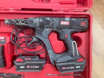 Complete Senco accu tackerset in nette staat beschikbaar voor biedingen