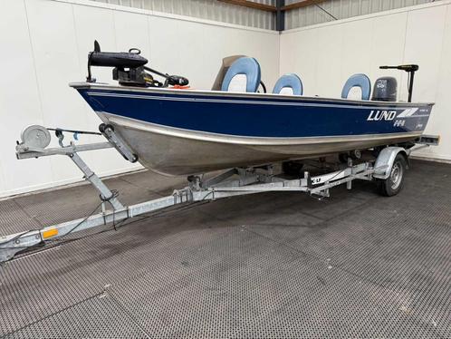 Lund - 16 rebel DLX - Consoleboot en visboot -, Watersport en Boten, Vis- en Consoleboten, Gebruikt, Overige brandstoffen