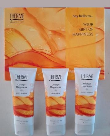 Therme Orange  Hapinesse Welbess gift set beschikbaar voor biedingen