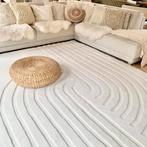 Soft retro - luxe creme vloerkleed - fotoshoot, Ophalen, 100 tot 150 cm, 200 cm of meer, Zo goed als nieuw