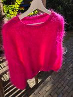 Roze harige mohair trui vintage, Kleding | Dames, Truien en Vesten, Verzenden, Gedragen, Maat 38/40 (M), Roze