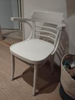 Vintage Cafestoel, Huis en Inrichting, Stoelen, Ophalen, Gebruikt, Wit, Vintage