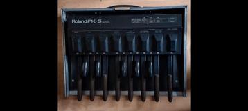 Roland PK-5 midi pedaal klavier met flightcase voeding  beschikbaar voor biedingen