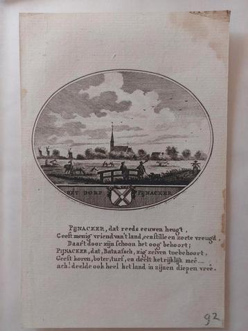 27 / Pijnacker - Pinacker Gravure van Ollefen en Bakke beschikbaar voor biedingen