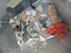 verzameling fossielen, mineralen, stenen, schelpen, Verzamelen, Ophalen of Verzenden