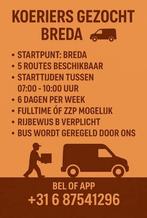 Koeriers gezocht – Breda, Vacatures, 33 - 40 uur, Overige niveaus, Starter
