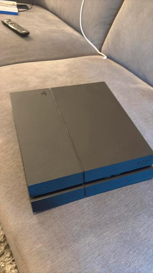 Ps4 Slim 500 GB, Spelcomputers en Games, Spelcomputers | Sony PlayStation 4, Gebruikt, Original, Met 2 controllers, Met games
