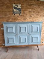 Antiek Dressoir - Blauw, Ophalen, Gebruikt, 25 tot 50 cm, Minder dan 100 cm