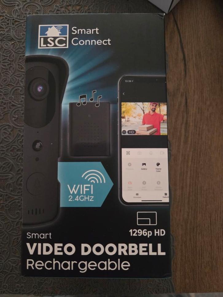 LSC Smart Connect Video Deurbel - Nieuw met chime, Audio, Tv en Foto, Videobewaking, Nieuw, Buitencamera, Ophalen of Verzenden