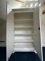 WOOOD Wandkast Isabel Wit - 118x191x47 cm, Met deur(en), 100 tot 150 cm, Ophalen of Verzenden, Zo goed als nieuw