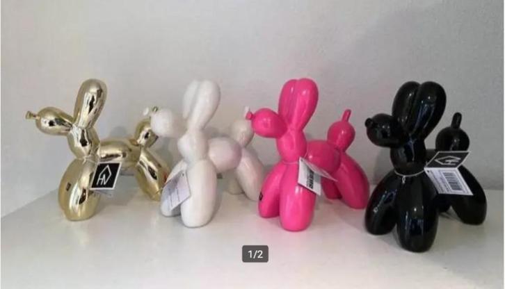 HV Balloon Dog wit, goud, pink of zwart Nieuw, Huis en Inrichting, Woonaccessoires | Overige, Nieuw, Ophalen of Verzenden