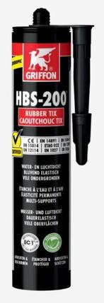 Griffon HBS-200 Rubbertix- water en luchtdicht- kleur zwart, Ophalen of Verzenden, Nieuw, Materiaal