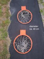 Basketbal ring net, twee stuks diameter ongeveer 48 cm, Ophalen of Verzenden, Ring, Bord of Paal