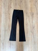 Zwarte flared broek stretchband, Zwart, Ophalen of Verzenden, Zo goed als nieuw, Maat 34 (XS) of kleiner