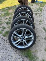 Originele Ford 19 inch velgen + Dunlop zomerbanden, Auto-onderdelen, Banden en Velgen, Gebruikt, Banden en Velgen, 235 mm, Personenwagen