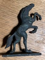 Brons antiek stijgerend paard., Ophalen of Verzenden