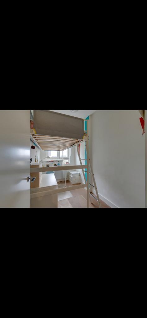 IKEA Vitval Hoogslaper - Perfect voor kleine ruimtes!, Kinderen en Baby's, Kinderkamer | Stapelbedden en Hoogslapers, Gebruikt