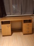 Houten bureau, Huis en Inrichting, Bureaus, Ophalen, Zo goed als nieuw