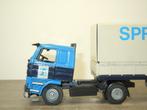 Scania 142H Truck & Trailer Spronsen Transport - Tekno 1:50, Gebruikt, Bus of Vrachtwagen, Verzenden, Tekno