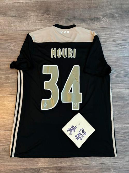 Ajax shirt origineel NOURI 18/19 uit, CL, #34 afca tdk Fside, Sport en Fitness, Voetbal, Zo goed als nieuw, Shirt, Ophalen of Verzenden