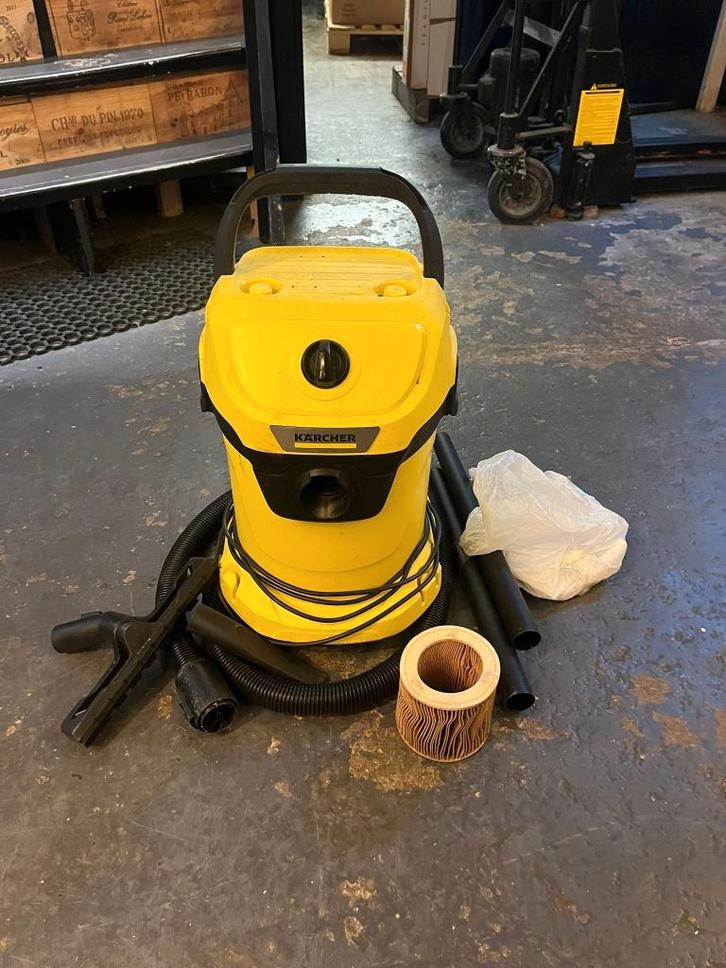 Karcher WD 3 Droogzuiger, Witgoed en Apparatuur, Stofzuigers, Gebruikt, Waterstofzuiger, Minder dan 1200 watt, Reservoir, Ophalen
