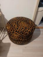 Grote Poef met Dierenprint, Ophalen, Gebruikt, 50 tot 75 cm, 50 tot 75 cm