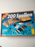 200 Spellen in Houten Kist - Complete Spelcollectie, Een of twee spelers, Ophalen, Nieuw, Peri