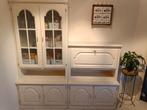 Witte eiken keukenkast- 4 delig, Ophalen, Gebruikt, Met deur(en), 150 tot 200 cm