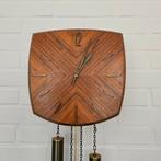 Vintage teak Wandklok uit Denemarken
