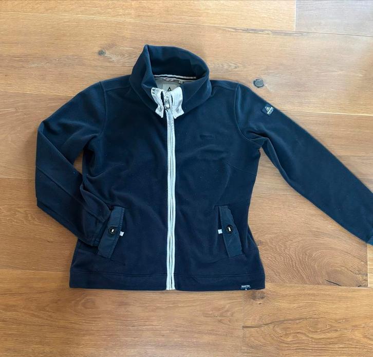 Donkerblauw Gaastra fleece vest met rits, Kleding | Dames, Truien en Vesten, Zo goed als nieuw, Maat 42/44 (L), Blauw, Ophalen of Verzenden