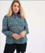 Fashion Union peplum blouse met bloementjes maat 46, Kleding | Dames, Grote Maten, Ophalen of Verzenden, Zo goed als nieuw, Groen