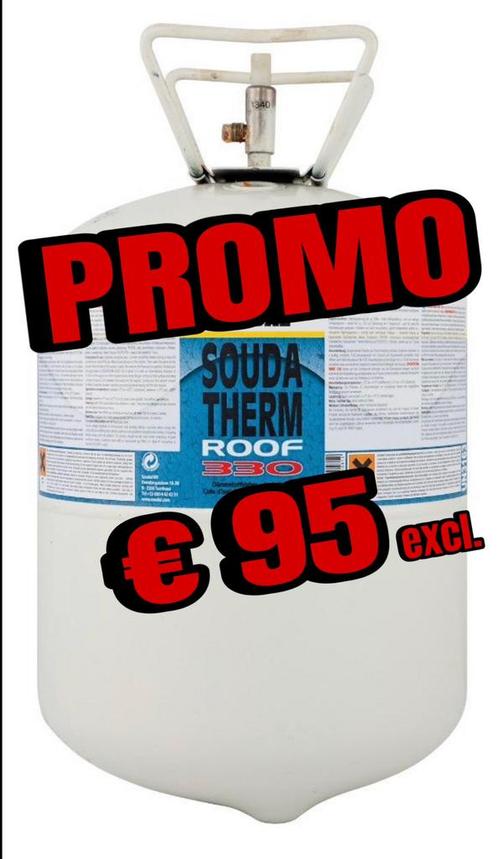 Soudatherm ROOF 330 isolatie hechtlijm drukvat € 95 excl., Doe-het-zelf en Verbouw, Dakpannen en Dakbedekking, Nieuw, Dakleer