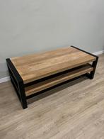 Brooklyn eiken salontafel van Happy@home nu voor €299,-, Huis en Inrichting, Nieuw, Ophalen of Verzenden, Minder dan 100 cm, Metaal