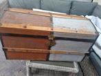antieke houten schatkist, Ophalen, Gebruikt, Minder dan 50 cm, Minder dan 50 cm