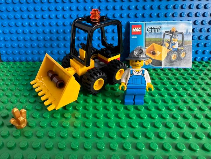 Lego City 30151 mijnbouw graafwagen Compleet 🚜, Kinderen en Baby's, Speelgoed | Duplo en Lego, Zo goed als nieuw, Lego, Complete set