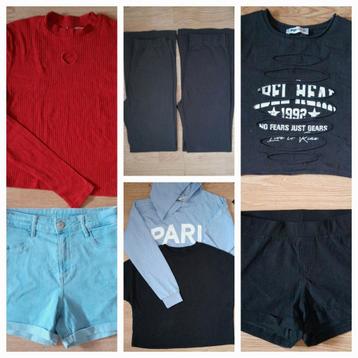 Pakket meisjeskleding kleding meisje 158 t/m 170 ZGAN 8 st beschikbaar voor biedingen