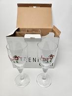 # 2 x 3 Brugse Zot bierglazen Bierglas Glas ritzenhoff nieuw, Verzamelen, Ophalen of Verzenden, Zo goed als nieuw, Bierglas