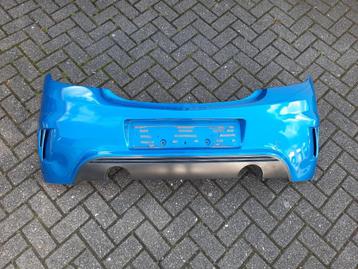 2x opel corsa d opc nurburgring achterbumper, blauw en wit. beschikbaar voor biedingen
