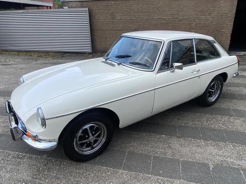 MG B type 1.8 GT 1976 met overdrive, Auto's, MG, Bedrijf, Te koop, B, Benzine, Coupé, Handgeschakeld, Geïmporteerd, Wit, Achterwielaandrijving
