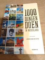 Jeroen van der Spek - 1000 dingen doen in Nederland, Boeken, Overige merken, Ophalen of Verzenden, Zo goed als nieuw, Jeroen van der Spek