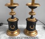 2 Stijlvolle Eichholtz Tafellampen Empire style, Antiek en Kunst, Antiek | Lampen, Ophalen