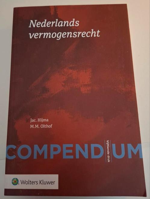 Compendium Nederlands vermogensrecht, Boeken, Studieboeken en Cursussen, Zo goed als nieuw, HBO, Ophalen of Verzenden