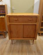 Vintage Silkeborg Kast Ladekast Schuifdeuren Kastje, Huis en Inrichting, Ophalen, Gebruikt, Silkeborg, 100 tot 150 cm