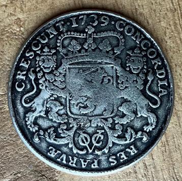 Zilveren  Rijder / Ducaton 1739 beschikbaar voor biedingen