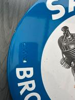 Sachs Bromfiets Service emaille reclamebord, Reclamebord, Gebruikt, ., Ophalen of Verzenden
