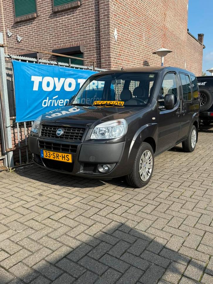 Fiat Doblo 1.4 Family, Auto's, Fiat, Bedrijf, Doblo, ABS, Airbags, Boordcomputer, Centrale vergrendeling, Dakrails, Elektrische ramen